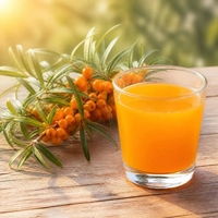 Verse botanische ingrediënt Duindoorn sap poeder