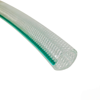 Tuyau d'arrosage de jardin flexible et durable en PVC renforcé de fibres tressées haute pression 6 mm pour l'irrigation