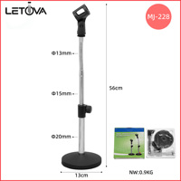 Support de microphone en fer Letova MJ-228 - Support de table flexible réglable et durable