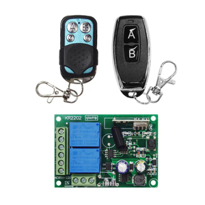 Qiachip không dây điều khiển từ xa chuyển đổi AC 110V-250V 2-kênh tiếp nhận mô-đun <span class=keywords><strong>RF</strong></span> 433 Mhz KR2202-4 & KT01/KT05 - Product Image 1
