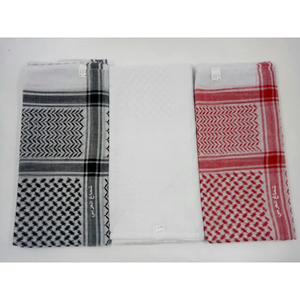 Bon prix adulte saoudien Palestine Keffiyeh <span class=keywords><strong>rouge</strong></span> Shemagh arabe Premium enveloppement musulman couvre-chef <span class=keywords><strong>foulard</strong></span> pour hommes musulmans - Product Image 3