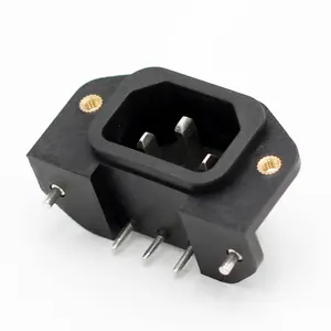 10A 15A IEC 320 C14 Panel Mount AC plug 3 PIN screw inlet electrical Charging Socket power socket CE approval