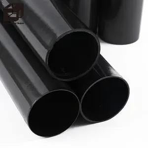 China Factory Customized 3-200mm Large Diameter High-Quality Carbon Fiber Round Tube Tube With 3K Weave For Sale