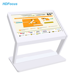 ตู้โชว์หน้าจอสัมผัสบริการตนเองจอ65นิ้วในร่ม4K Full HD ป้ายดิจิตอลและจอแสดงผลแบบโต้ตอบ - Product Image 2