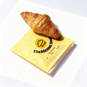 Eco-Friendly Biodegradable Strong Greaseproof Waterproof Food Grade Paper Bag with Custom Logo and Lamination - Product Image 2
