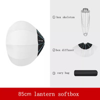 Boîte à lumière sphérique de 85 cm, Softbox pour studio, vidéo, portrait, photographie, monture Bowens en métal, diffuseur pliable