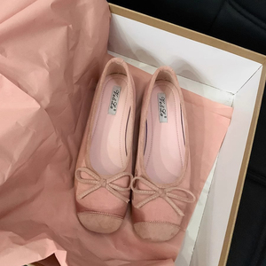 Women's Flat Versatile Bow-Tie Ballet Flats 2026 New Spring/Summer French-Style Commuter <b>Shoes</b> Elegant Comfortable Flats - Product Image 5