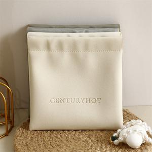 Pochette PUPPYSEW 12*12 cm en Cuir <span class=keywords><strong>PU</strong></span> à Fermeture Automatique par Pince, Trousse à Cosmétiques et Rouge à Lèvres, Sac d'Emballage de Maquillage, Pochette à Bijoux avec Logo - Product Image 2
