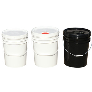Durável 20 Litros PP Balde De Plástico com Punho De Ferro e Tampa Food Grade BPA-Free Reciclável Paint <span class=keywords><strong>Pail</strong></span> - Product Image 3