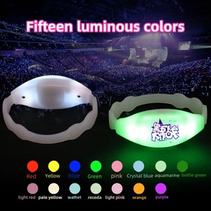 Tùy chỉnh Led Màu ánh sáng Vòng đeo tay Silicone LED vòng đeo tay cho các bên DMX trung tâm điều khiển ánh sáng ban nhạc cho buổi hòa nhạc - Product Image 4