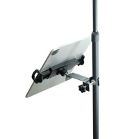 Support de microphone universel réglable en métal pour tablette/iPad - Fixation latérale pour utilisation en studio ou en direct