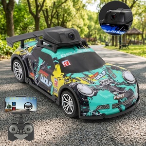 AiJH 2.4G fotocamera sportiva Rc auto FPV auto da corsa con luci APP <span class=keywords><strong>Video</strong></span> in tempo reale scattare foto 4CH Rc Drift Car - Product Image 1