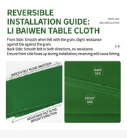 Tapis de billard professionnel pour tournoi, feutre de laine fine australienne de qualité supérieure, haute performance pour club commercial et snooker