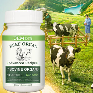 Oem/Odm Premium Runderorgaan 7 Runderorganen Capsules Energie-Immuunondersteuning Voedingssupplement 60 Capsules Volwassen Niet-Gmo Natuurlijk - Product Image 2