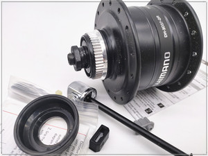 Shimano trung tâm Máy phát điện DH-3D37-QR DH-3D32-QR ĐĨA PHANH 3.0W trung tâm khóa/6 bu lông phát hành nhanh chóng-16-28 inch Kích thước bánh xe chính hãng - Product Image 4