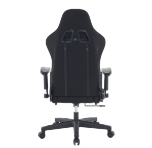Leather Fabric Gamer Chair with Lumbar Support Ergonomic Gaming Chair with <b>Footrest</b> - Product Image 5