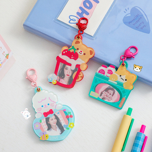 Llaveros de Plástico con Diseño de Dibujos Animados, para Tarjetas de Fotos, Estilo Q, para Estudiantes - Product Image 2