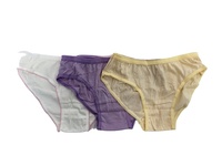 Slip de voyage jetable pur 100% coton sous-vêtements pour femmes pour Spa voyage