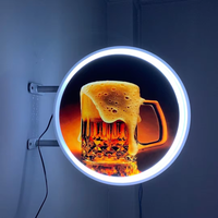 Enseigne lumineuse LED en aluminium décorative pour magasin/bar de bières, enseigne personnalisée pour entreprise, enseigne au néon murale, étanche, CE