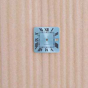 26.9mm <strong>Square</strong> Watch Dial Roman Numerals White Blue Dial for NH35 NH36 Movement Watch Dials Repair Parts - Product Image 5