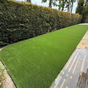 Aménagement paysager tapis de gazon artificiel pour jardin/arrière-cour tapis de football gazon loisirs Sport PP & PE matériel rouleau paquet - Product Image 1