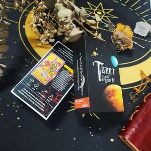 Custom Beautiful 400gsm Art Paper Printing 78 <span class=keywords><strong>Tarot</strong></span> Cards con libro al por mayor - Product Image 5