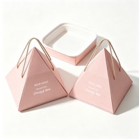 Boîte en papier personnalisée de qualité alimentaire, pliable, pour le stockage des beignets, l'emballage de sushis, en matériaux recyclés