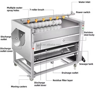 Vis Ui Taro Verse Gember Was-En Reinigingsmachine Reiniger Schone Plantaardige Verwerkingsapparatuur