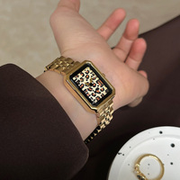 Jam Tangan Kuarsa Wanita Modis Gelang Dial Motif Hewan Montre Femme Reloj Mujer Orologio Donna Jam Tangan Mewah