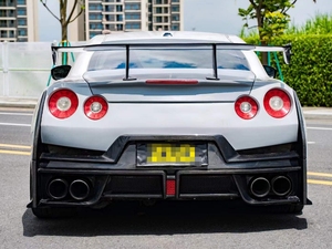 Runde Offre Spéciale mise à niveau 2024 NISMO en Fiber de carbone Surround pour <span class=keywords><strong>Nissan</strong></span> <span class=keywords><strong>GTR</strong></span> R35 pare-chocs de voiture Kit de carrosserie pare-chocs avant pare-chocs arrière GTR35 - Product Image 5