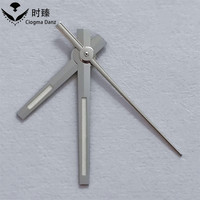 Aiguilles de montre directement de l'usine compatibles avec le mouvement à quartz VH31, luminescence verte, accessoires de montre de haute qualité, argent, noir, or, vente en gros