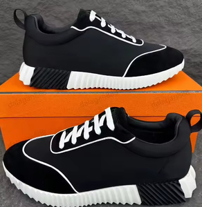 Thiết Kế Da Lộn Người Đàn Ông Của Phụ Nữ Giản Dị Của Sneakers Lưới Thoáng Khí Phẳng Huấn Luyện Viên Nonslip Cao Su Duy Nhất Thư Bị Trả Lại Sneaker Cho Đi Bộ Chạy - Product Image 1