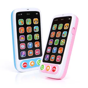 Early Educational Music Touch Screen Kids Laptop Intelligent English Arabic Earning Machine Plastic Toy Phone For Kids