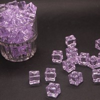 1.8CM glaçons artificiels transparents ne brillent pas jardin aquarium cour décoration bureau ornements bricolage ornements