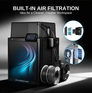 Nouveau kit d'enceinte pour imprimante 3D WonderMaker ZR, USB, plus sûr, plus silencieux, avec filtration d'air intégrée, température stable, haute performance - Product Image 5
