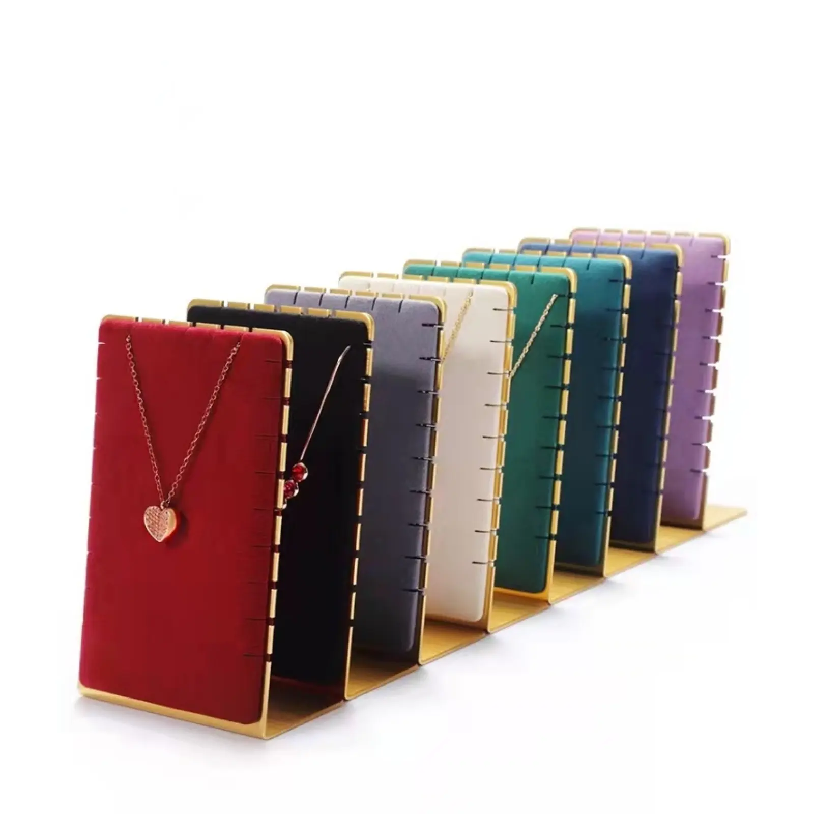 Wholesale necklace holder jewelry store fixtures retail display metal stand in stock