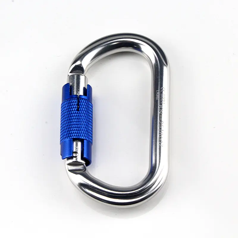 Obral Carabiner Aluminium Perlindungan Tugas Berat Luar Ruangan Cincin D Terlaris