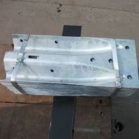 Terminal Ekor Ikan untuk Tri Beam Guardrail Penghalang Keselamatan Jalan Raya Bahan Q235/Q345 Galvanis Celup Panas