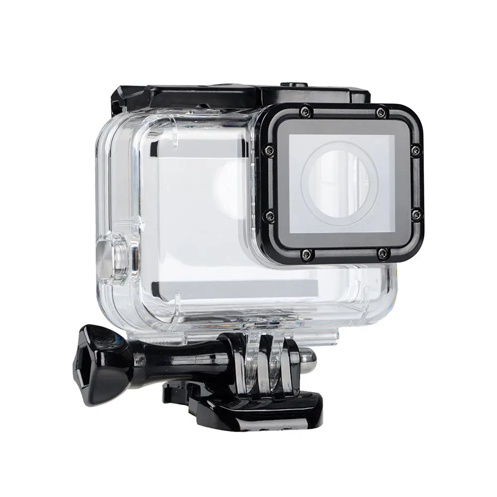 Dustproof Protective Underwater 45M Waterproof Housing Case with Lens Can be Removable for GoPro Hero 7 6 5