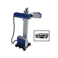 Codage par lots à vitesse rapide 30w et code de date d'expiration Co2 machine de marquage laser volant en ligne pour bouteille en verre et plastique