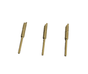 Tùy chỉnh mạ vàng đồng thau nam thiết bị đầu cuối điện uốn liên hệ với Hàn pins cho kết nối - Product Image 3