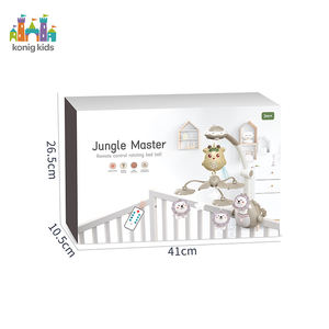 Konig Kids Télécommandé Téléphones musicaux pour bébés Jouets suspendus en feutre Cloche de lit rotative Mobile musical pour lit bébé - Product Image 3