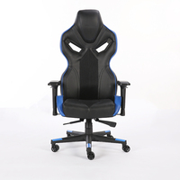Chaise de bureau pour l'e-sport avec support ergonomique, accoudoirs 2D réglables et siège en mousse confortable, chaise de salle de jeu