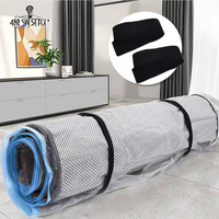 Sac de rangement sous vide carré moderne Q-Cozy Essential avec matériau anti-poussière PA+PE, écologique et portable pour le déménagement et l'emballage