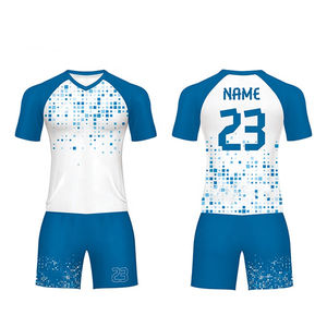 Camiseta de fútbol personalizada para hombre con logotipo, conjunto de uniforme deportivo suelto, Conjunto de camiseta y pantalones cortos sueltos y cómodos - Product Image 5