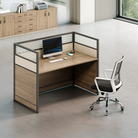 High Quality Modern Royal MDF Modular Office Desks 1.5m Wooden Partitions for Workshops Schools Quality Wooden Office Furniture