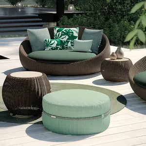 花园休息室家具套装绳家具套装户外沙发家具/花园沙发/聚乙烯藤沙发