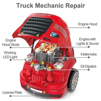 Ensemble de réparation mécanique pour enfants, grand camion, moteur jouet, démontage, véhicule à moteur, jeu de simulation, station de service automobile, atelier de montage, jouet