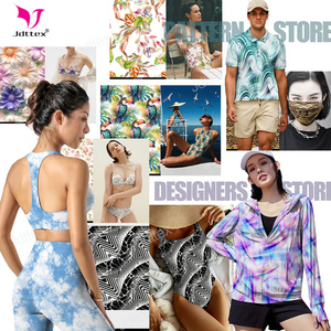 Cổ Rất Nhiều Sườn Dày Đàn Hồi Cao Đàn Hồi Nén Spandex 26 Nylon 74 Sọc Quần Yoga Vải Gân - Product Image 2