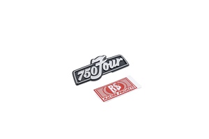 Nouvel emblème de carénage latéral pour CB750 K 73-76, badge en aluminium gauche et droit, autocollants de <span class=keywords><strong>moto</strong></span> - Product Image 4
